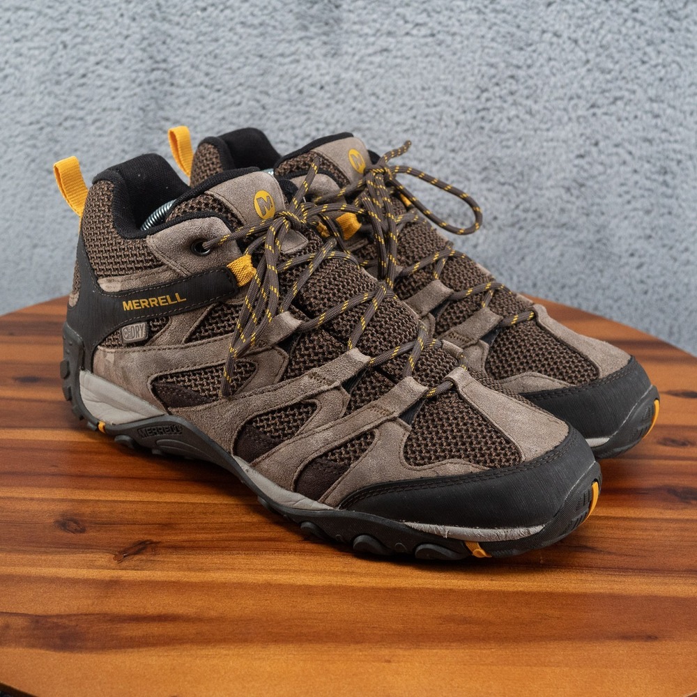 Merrell Alverstone Mid Shoes Mens Size 10 Trail Hiking Outdoor Waterproof J48535